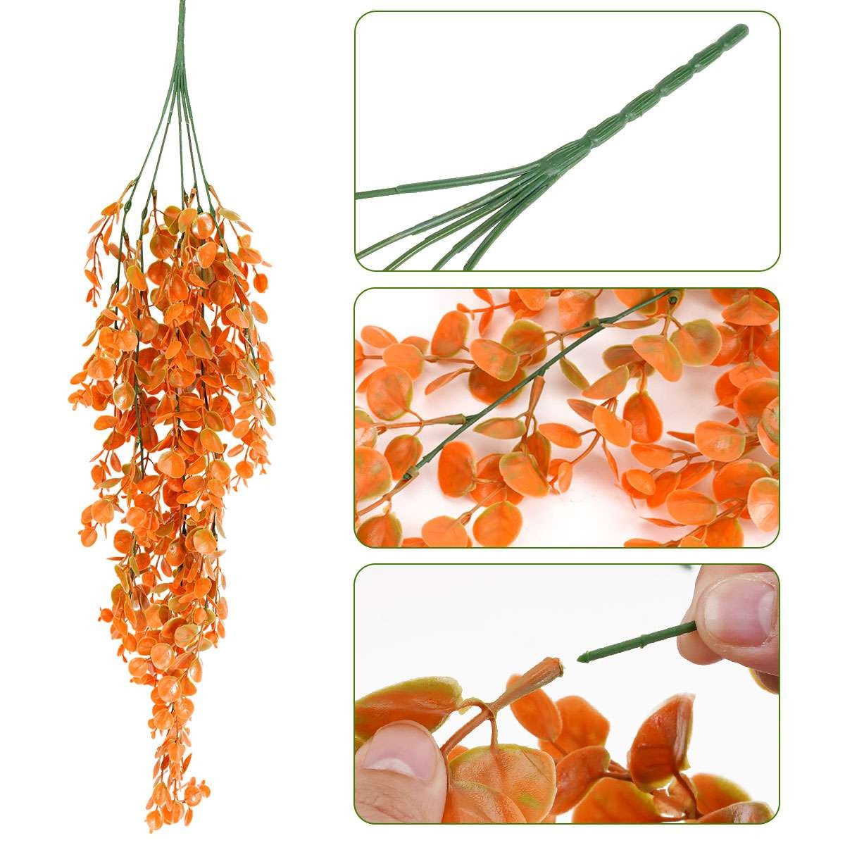 Artificial Hanging Flower Vine Plant Wedding Holiday Garden Indoor Outdoor Decor