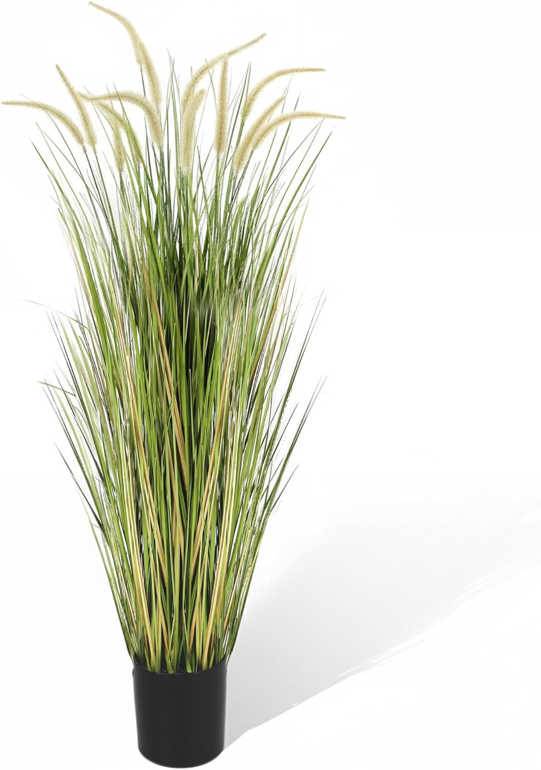 5Ft Faux Horsetail Reed Grass in Pot – Perfect Indoor/Outdoor Decor