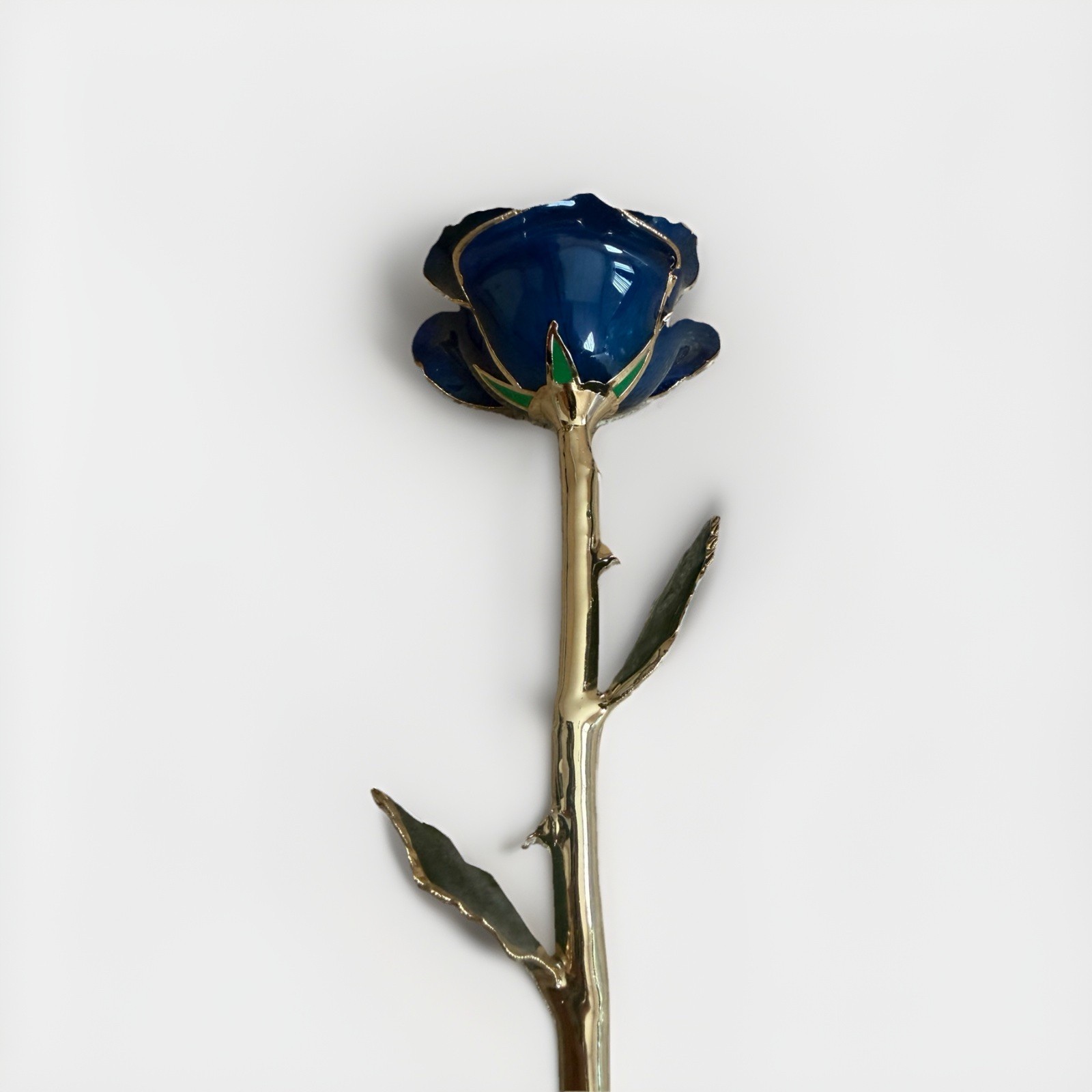 INFINITY GOLD PLATED rose covered in gold PRESERVED IN RESIN