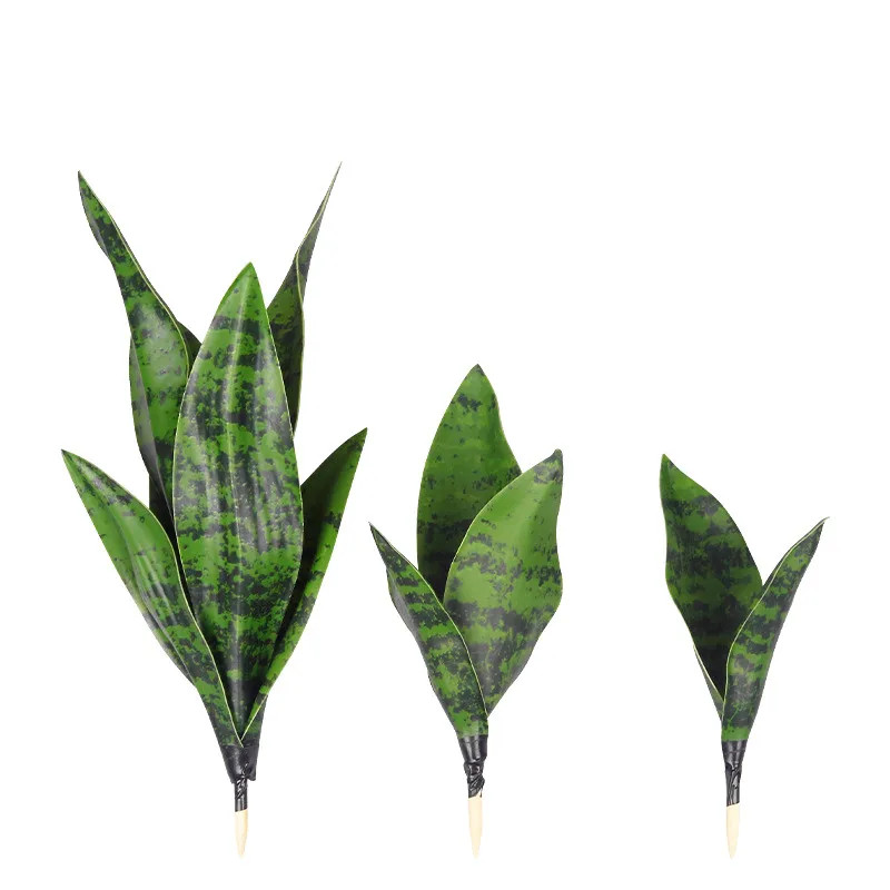Artificial Succulent Plants Tropical Fake Leaf Bonsai for Home & Party Decor