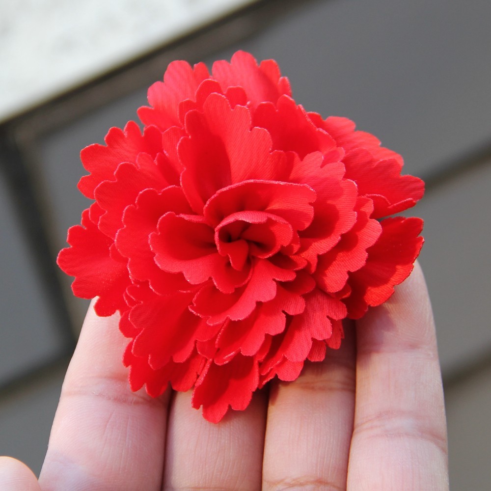 6cm 12Colors Newborn DIY Fashion Chic Shabby Artificial Shaped Fabric Flower