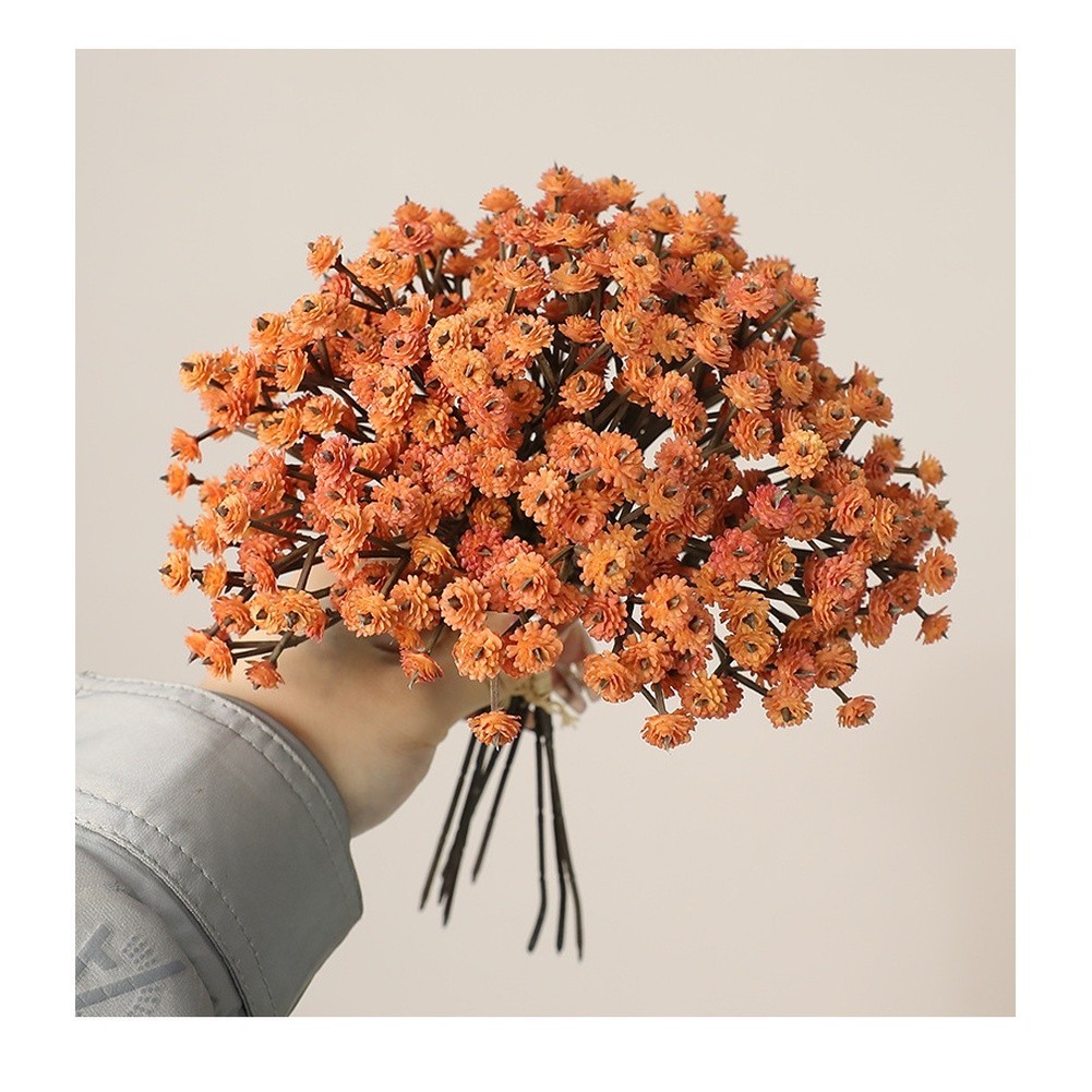 Artificial Gypsophila Bouquet 3 Stems Plastic Material for Long Lasting Use