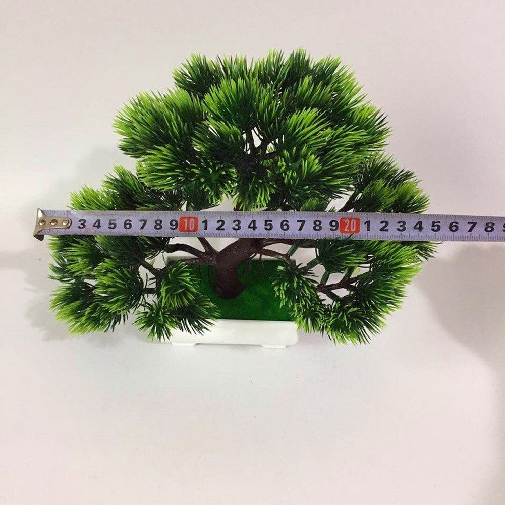Fake Plant Pine Bonsai 21 25cm Artificial Decorative Tree with Color Mix