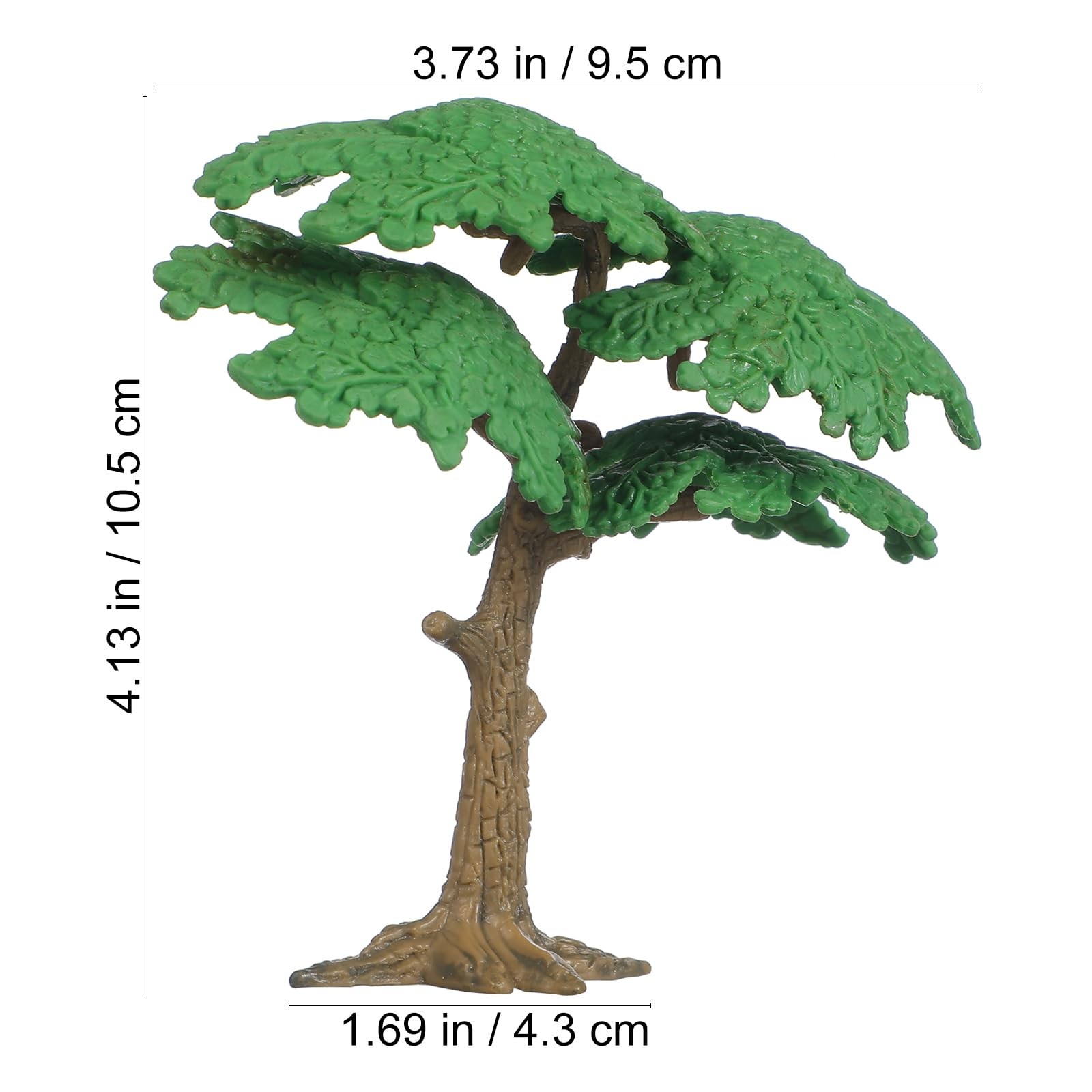 3Pcs Fake Trees Model Cypress Miniature Artificial Tree Train Miniature Scene…