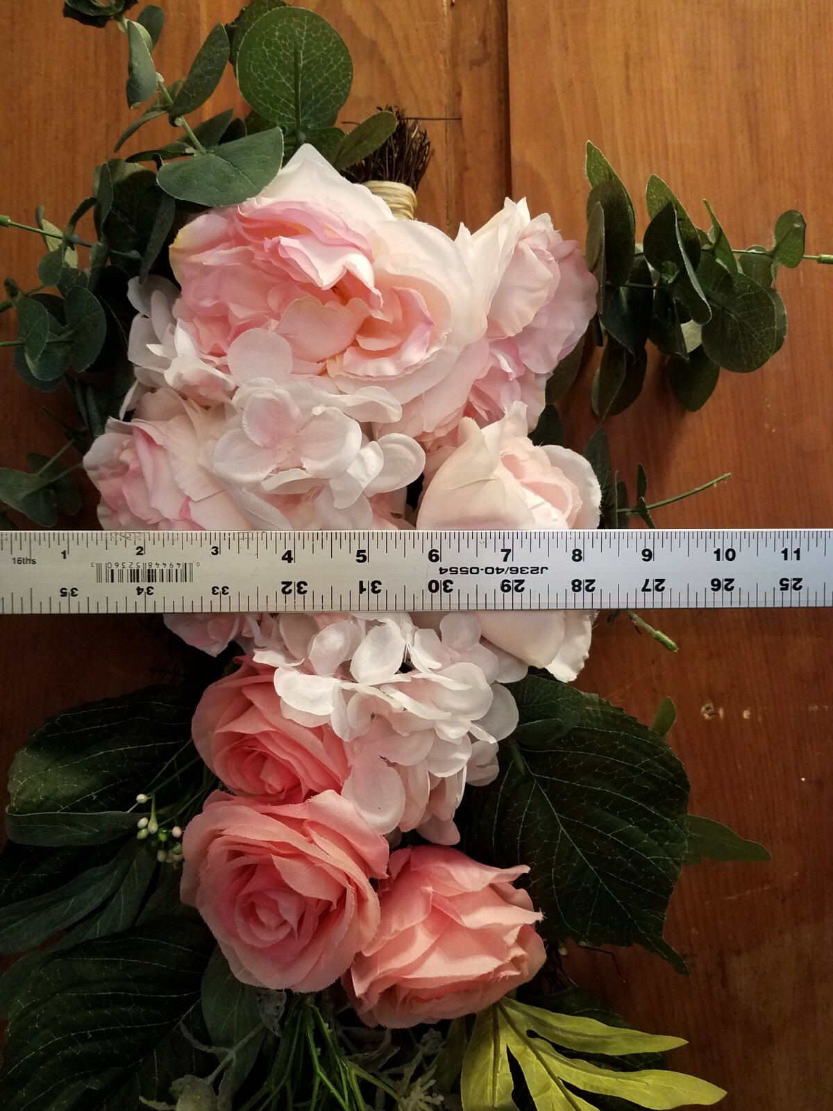 NWT Artificial Silk Flower Floral Door, Wedding Pews Joann Bright Ideas $49.99