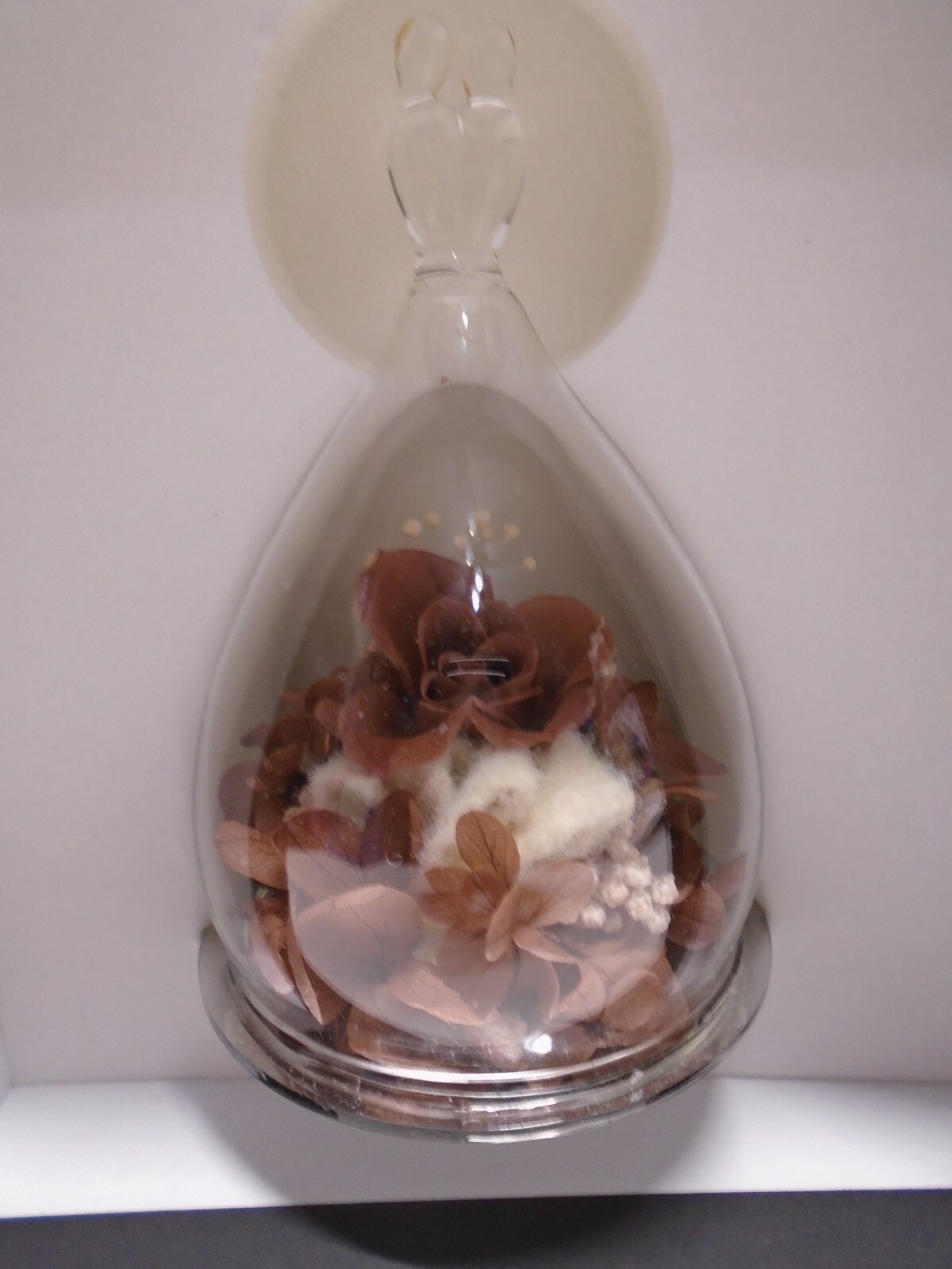 Gemini Girl Eternal Rose in Glass w/ Packaging