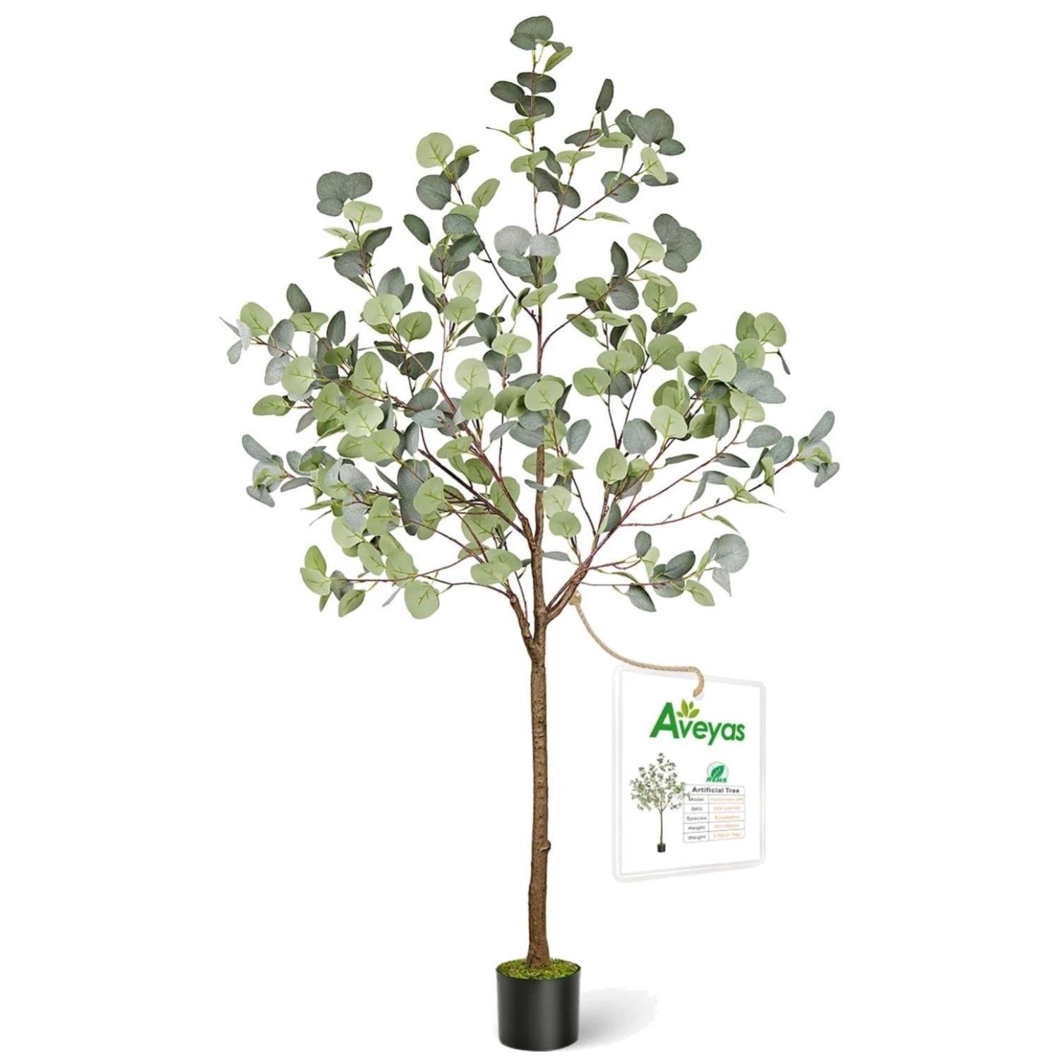5ft Artificial Eucalyptus Tree with Pot
