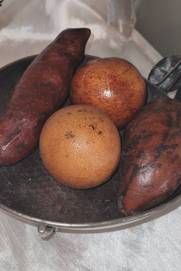 Decorative Natural Dried Tropical Seed Pods Set Of 4 Rustic Bowl Filler