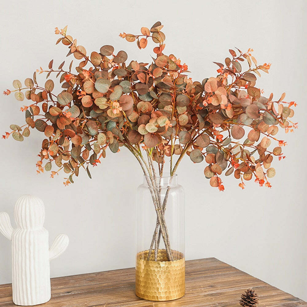 70cm Autumn Style Eucalyptus Leaf Simulation Silk Plants