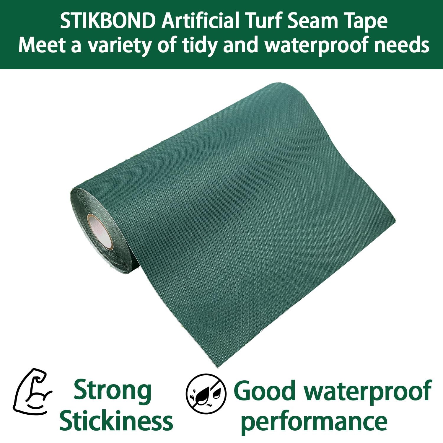 Single-Sided 12Inch x 33Ft Artificial Grass -Adhesive Turf Seam Tape for Lawn…