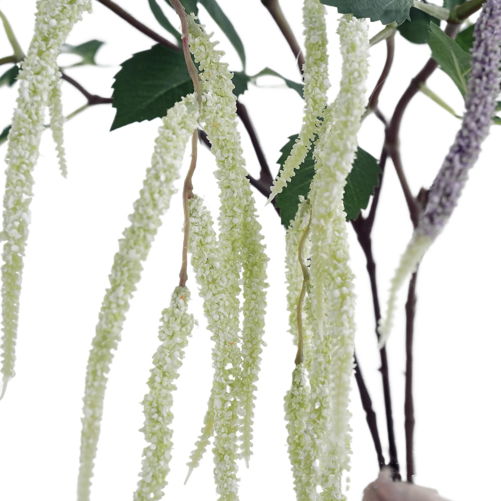 22″ Artificial Amaranthus 3pcs Faux Lover Tears Fake Hanging Green Plant Gree…