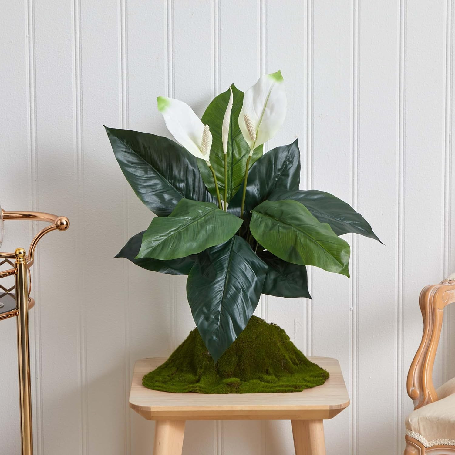 24In. Spathiphyllum Artificial Plant (Set of 3)