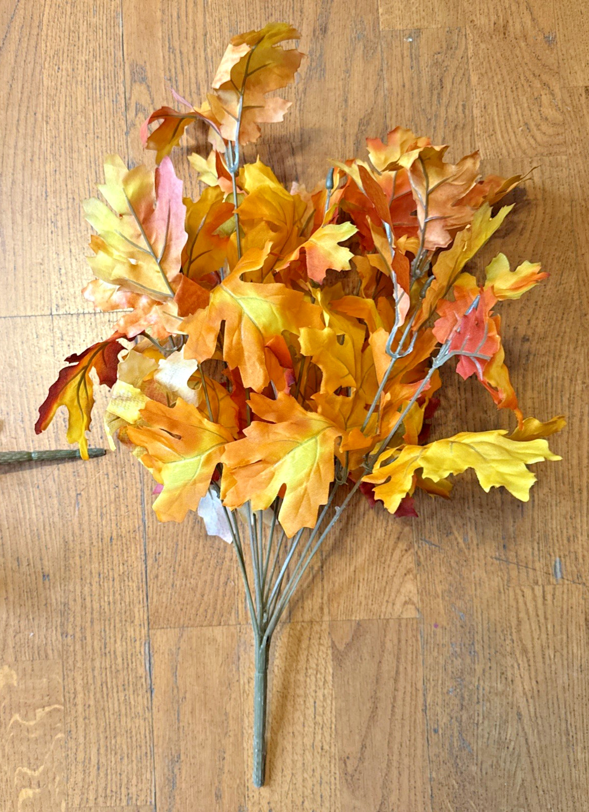 Lot of 14 Fall Floral & Leaf Bouquets – Mums, Sunflowers, Berries – Wreath DIY