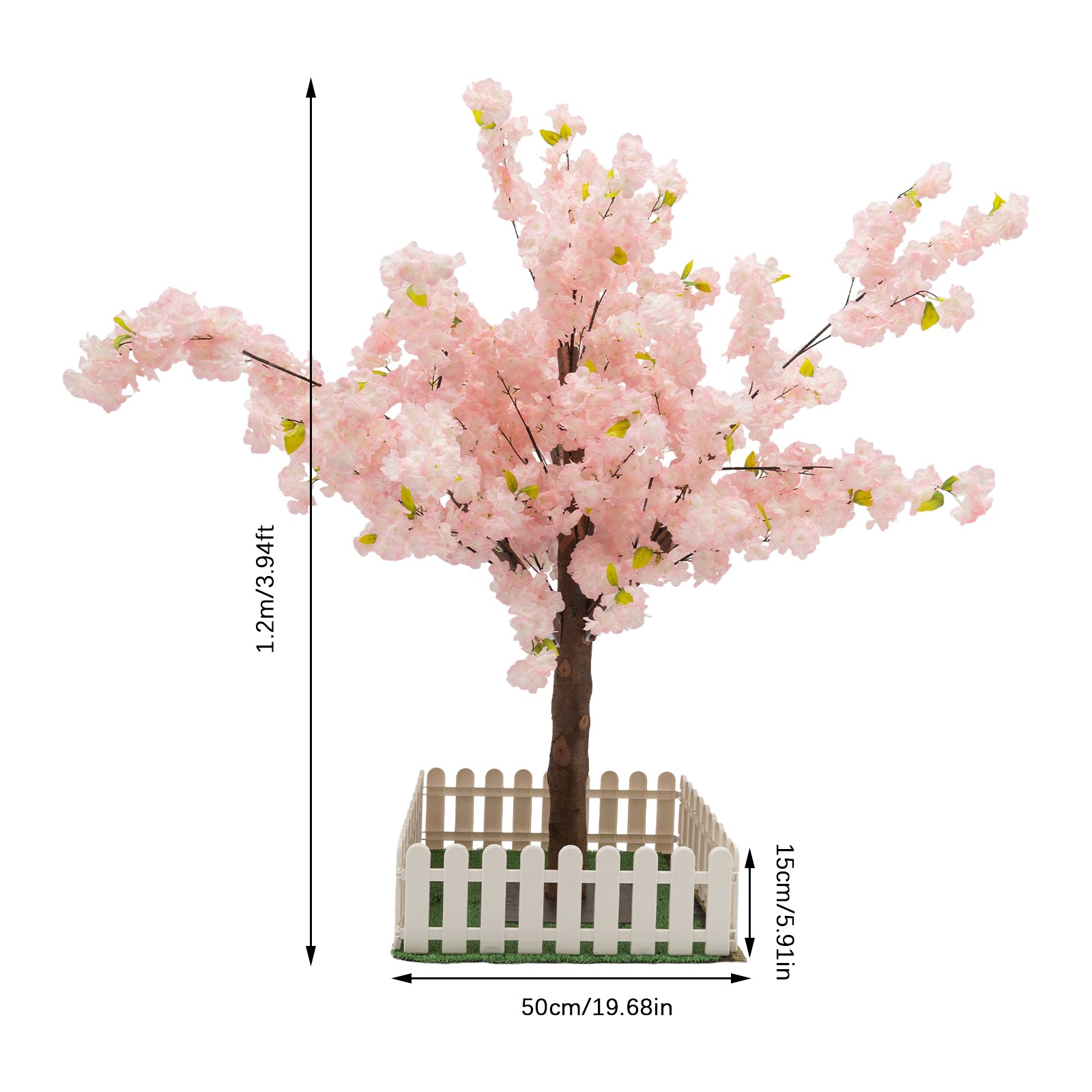 Artificial Cherry Blossom Tree Fake Sakura Tree For Bridal Bouquets Decor