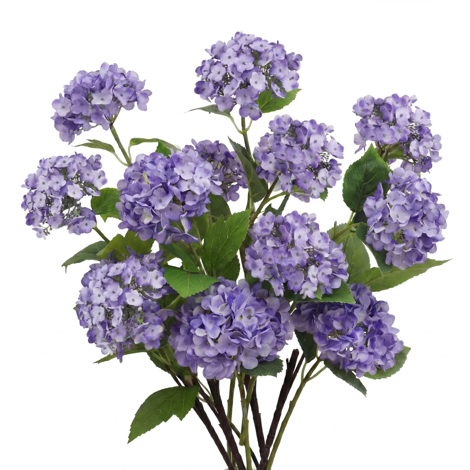 4 pcs Hydrangea Artificial Flowers Fake Hydrangeas Silk Flowers 28 Inch Long …