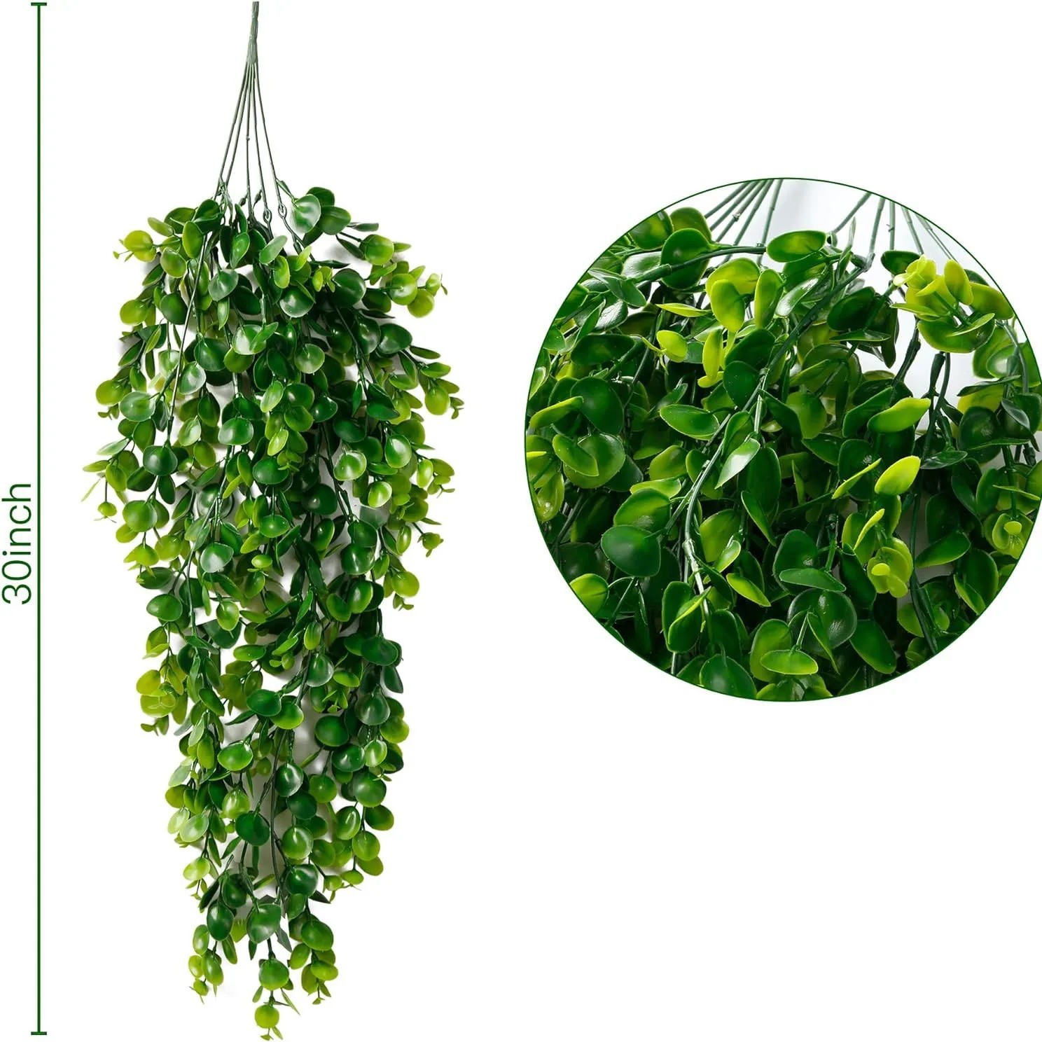 Artificial Fern Vine Garland 5 Heads Greenery Wedding Arch Wall Decor DIY