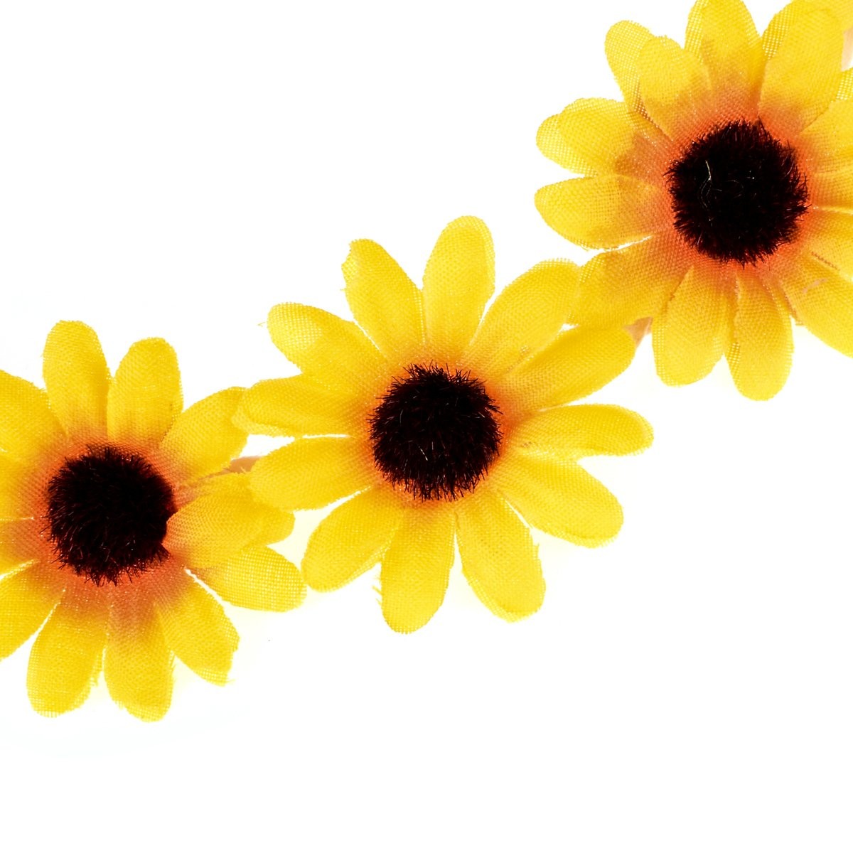 Floral Fall Yellow Sunflower daisy crown