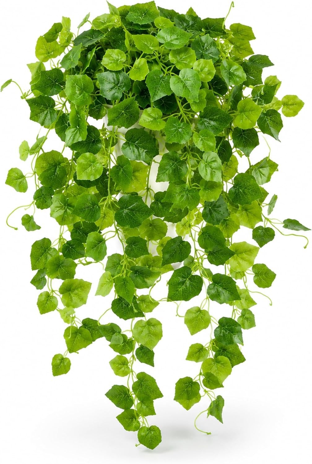 36″ Fake Pothos Hanging Plant in Pot, Artificial Hanging Plant with 168 Lush …
