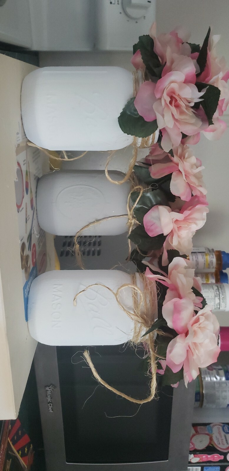 Beautiful Farmhouse Ball Mason Jar Decor pint Sized