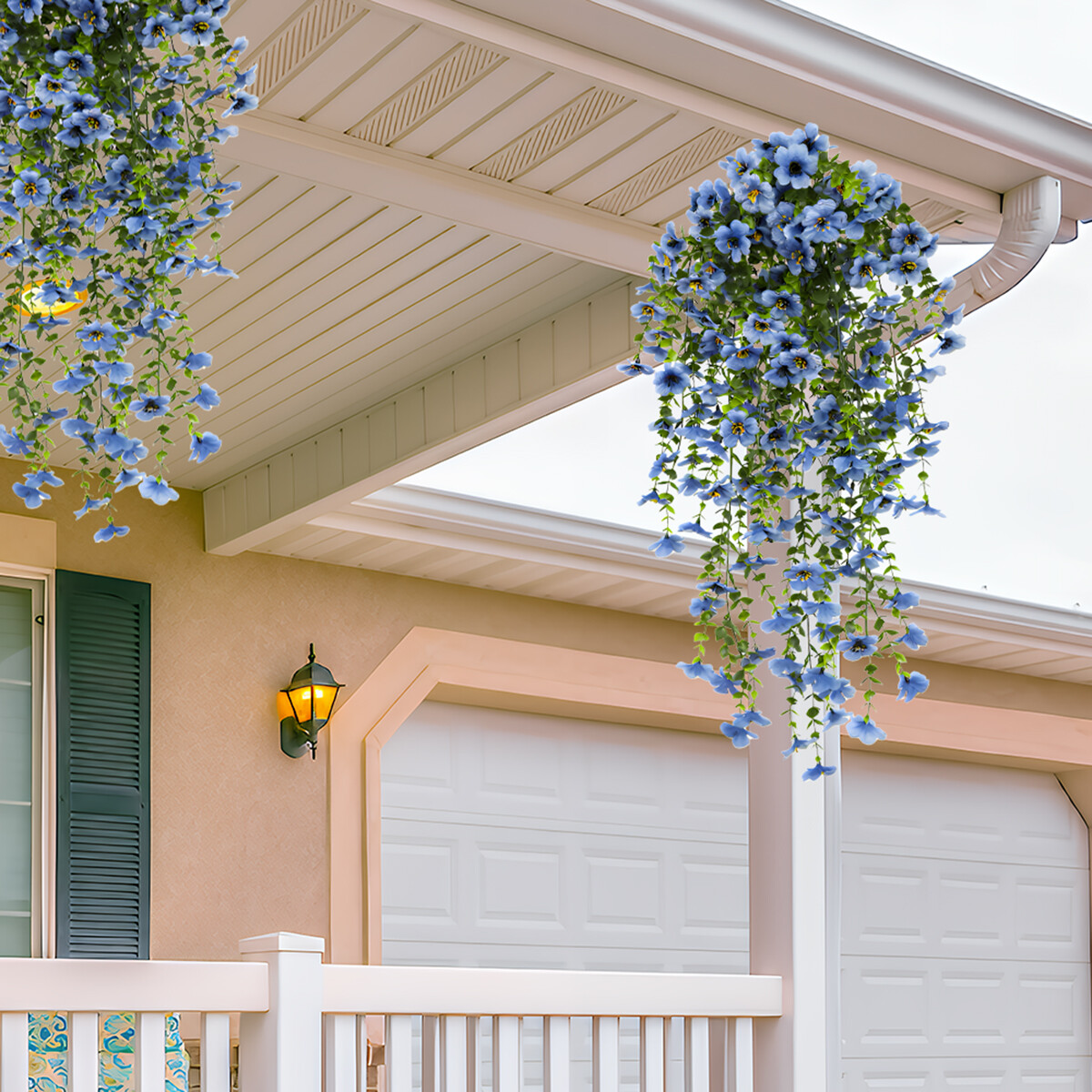 4Pcs Artificial Fake Hanging Flowers Vine Plant Home Garden Indoor Outdoor Decor