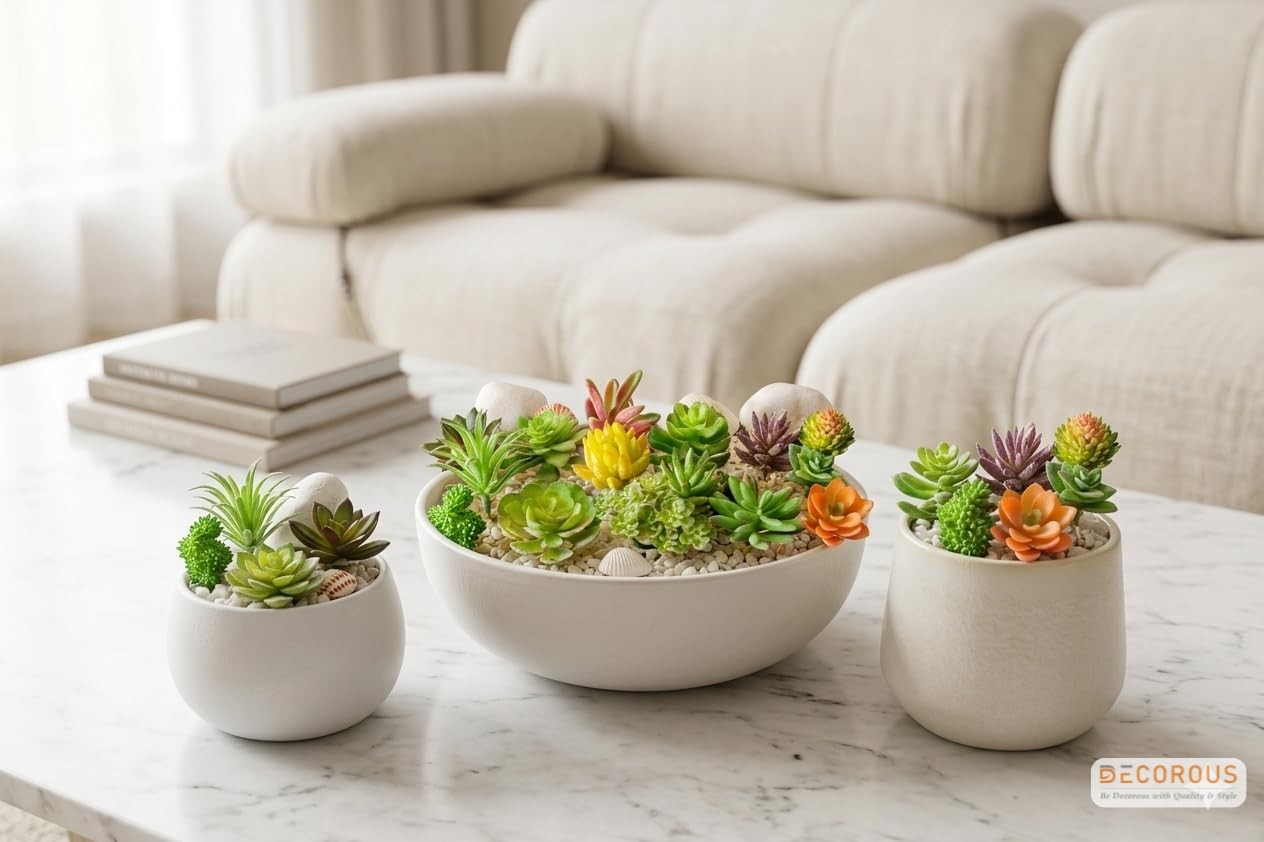 Artificial Succulent Plants 16 Pack Mini Faux Succulents Small Unpotted Fa…