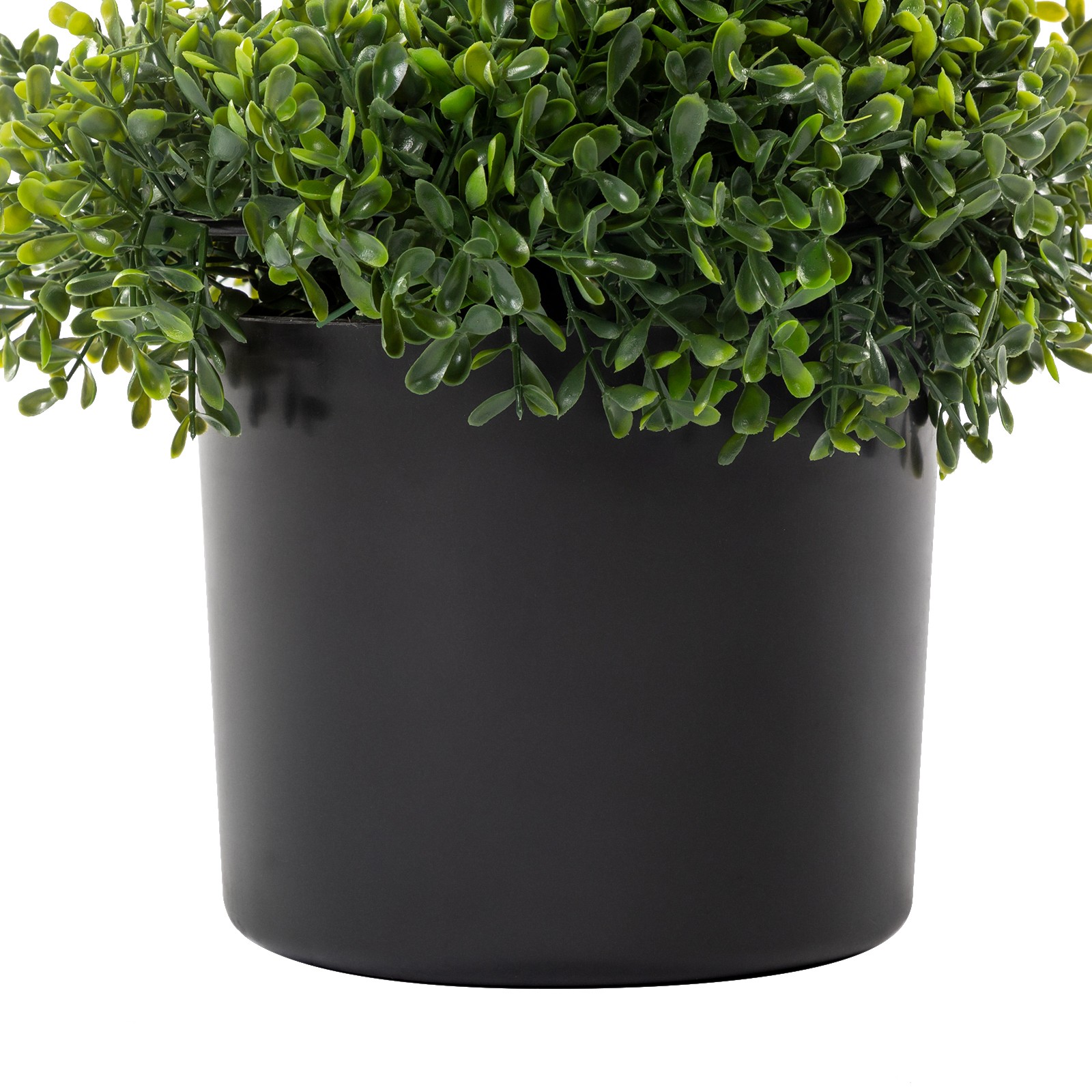2pcs Green 115cm Spiral Boxwood PVC Artificial Tree