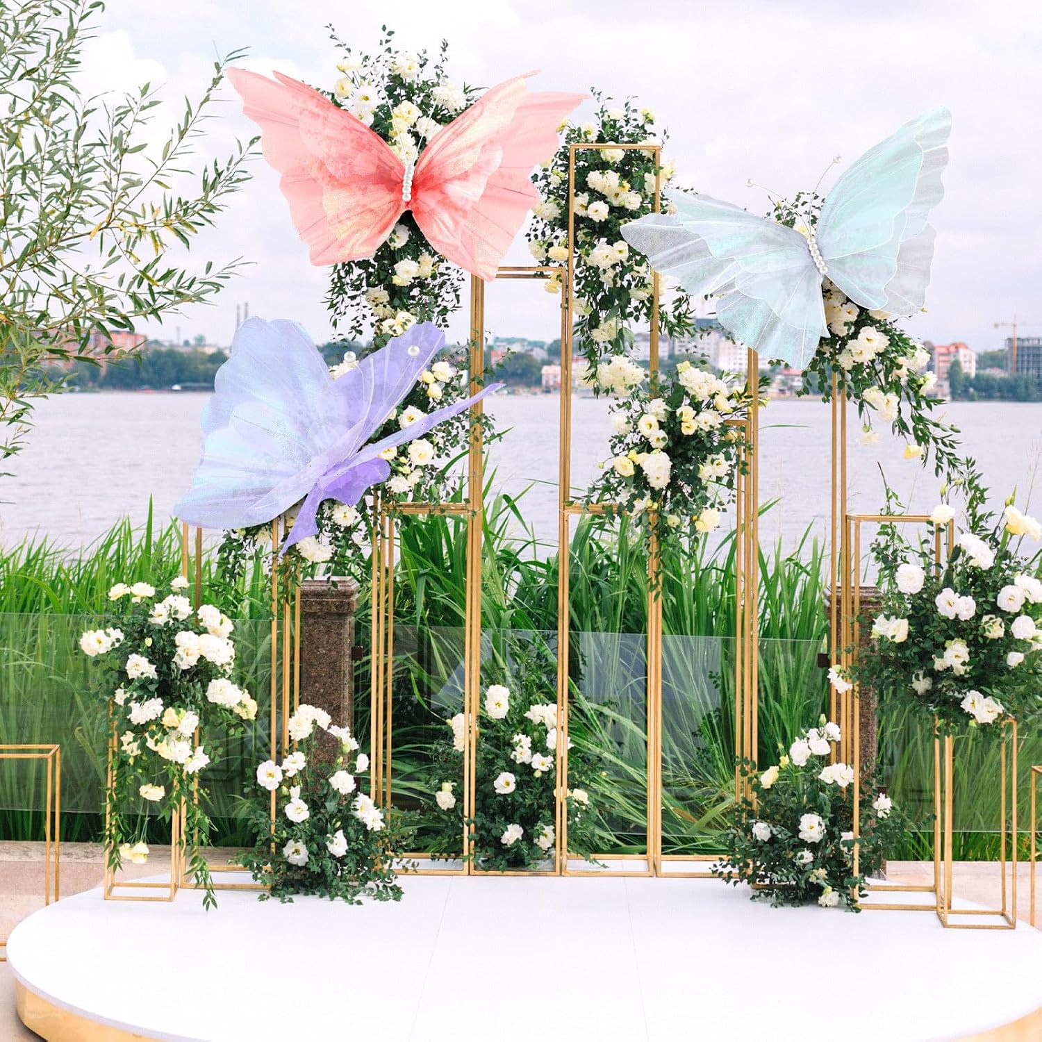 3 Pcs Large 3D Silk Butterfly Decorations, Mariposas Grandes Para Decoracion, Bi