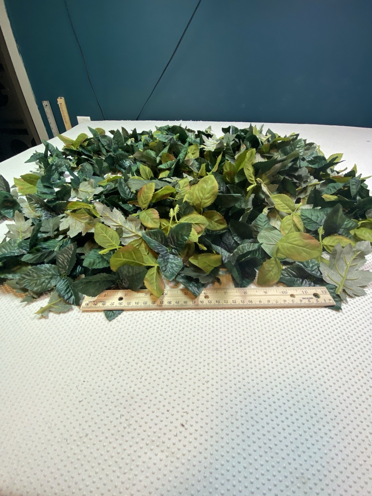 Hundreds Of Pieces Artificial Faux Fake Silk Greenery Leaves DIY Wedding Crafts