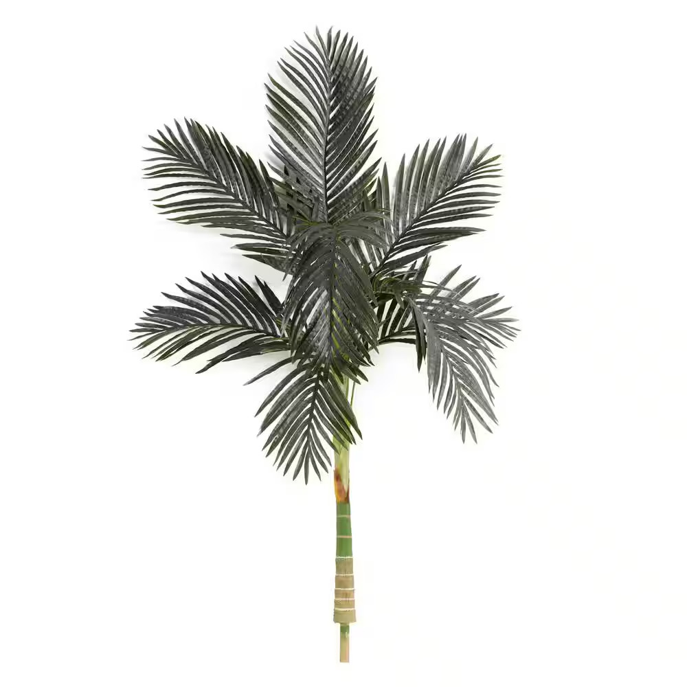 60 In. Green Artificial Golden Cane Palm Tree