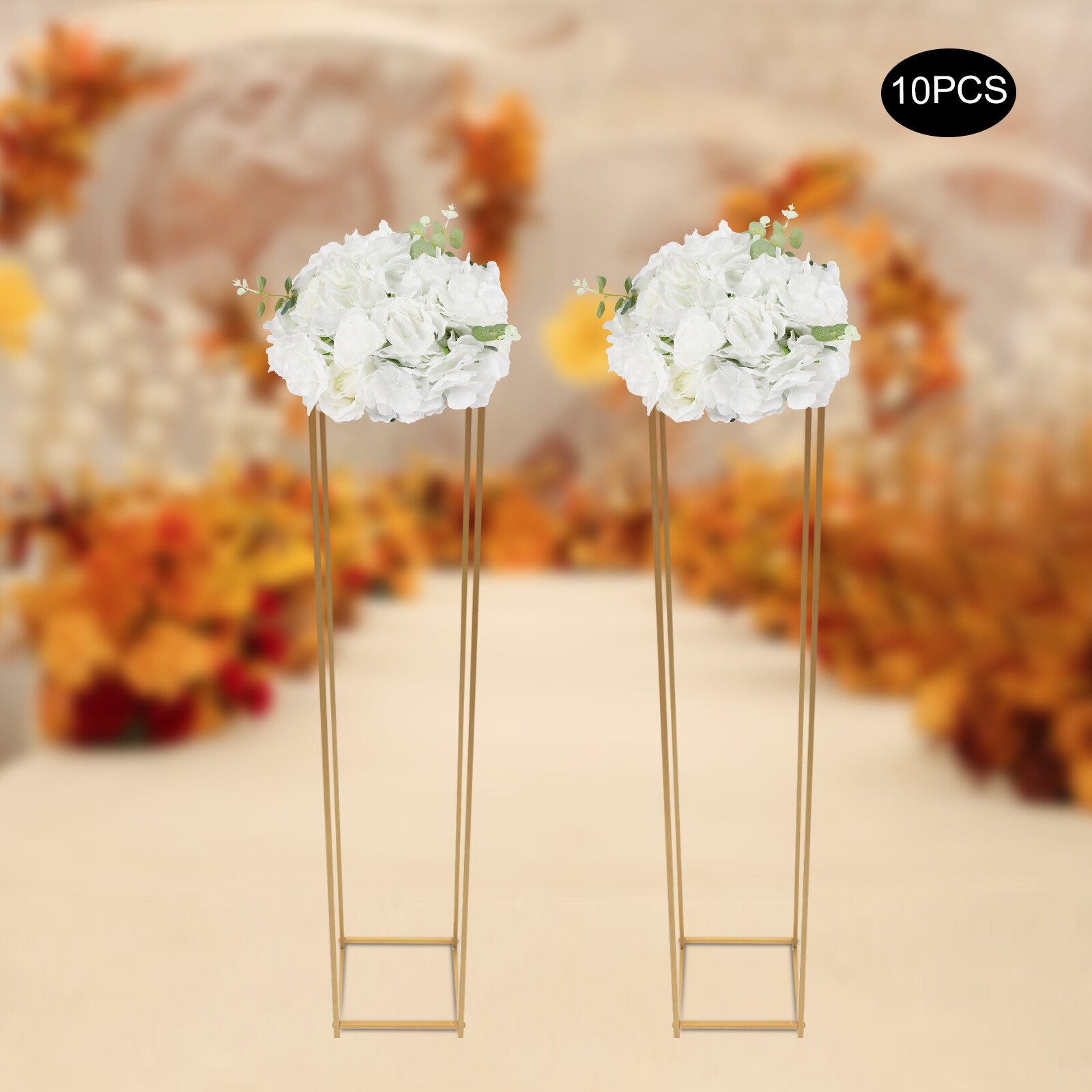 Flower Balls for Wedding Centerpieces 10pcs Fake Flower Ball Arrangement Bouquet