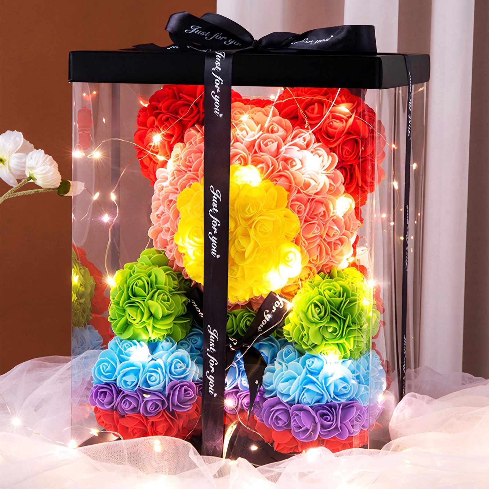 500 PCS 1.4 Inch Mini Artificial Flower Head Bulk Faux Foam Rose Mixed Color