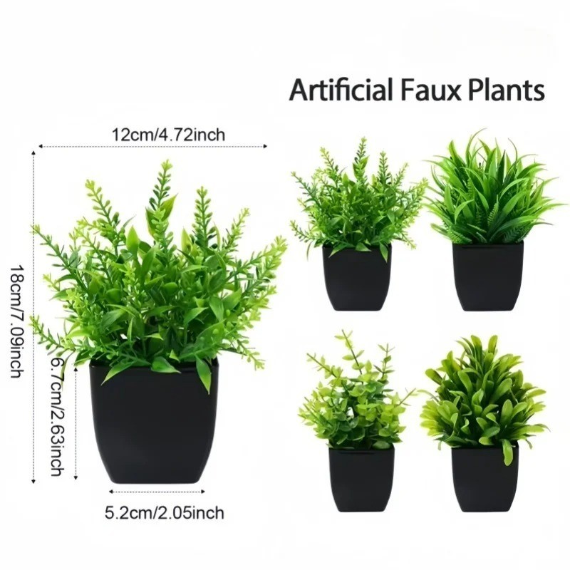 1pc Artificial Green Plant Home Office Garden Wedding Party Decor Fake Plant