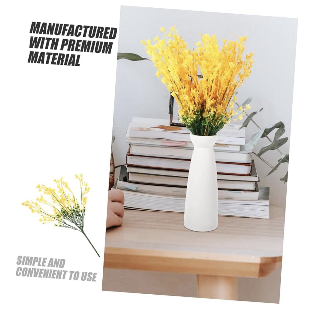 12 Pcs Bouquets for Wedding Artificial Marigold Fake Flowers Props (T-27)