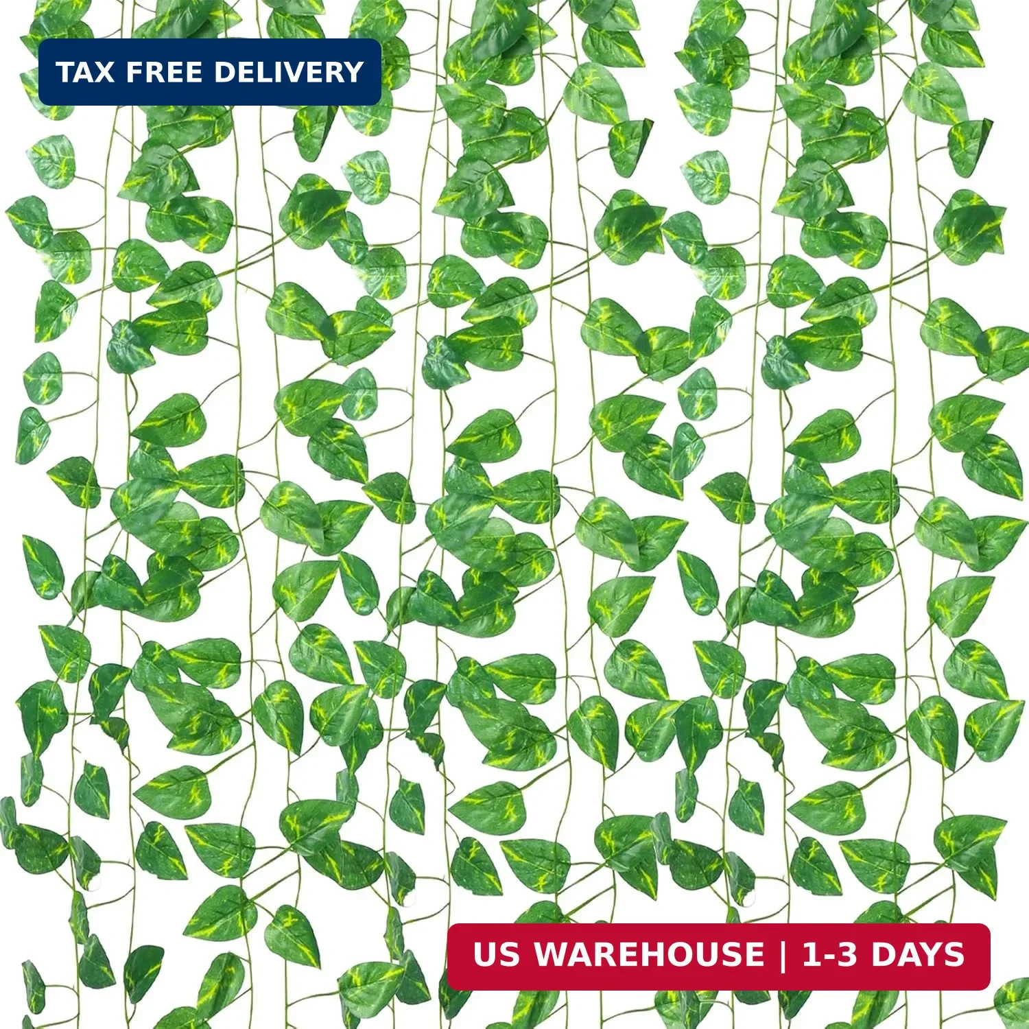 12 Pack Artificial Ivy Garland, 84 Ft Fake Vines Hanging Plants for Room Decor,