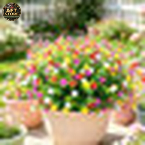 12 Pcs Primrue Artificial Flowers UV Resistant Mix Colors Home Decor