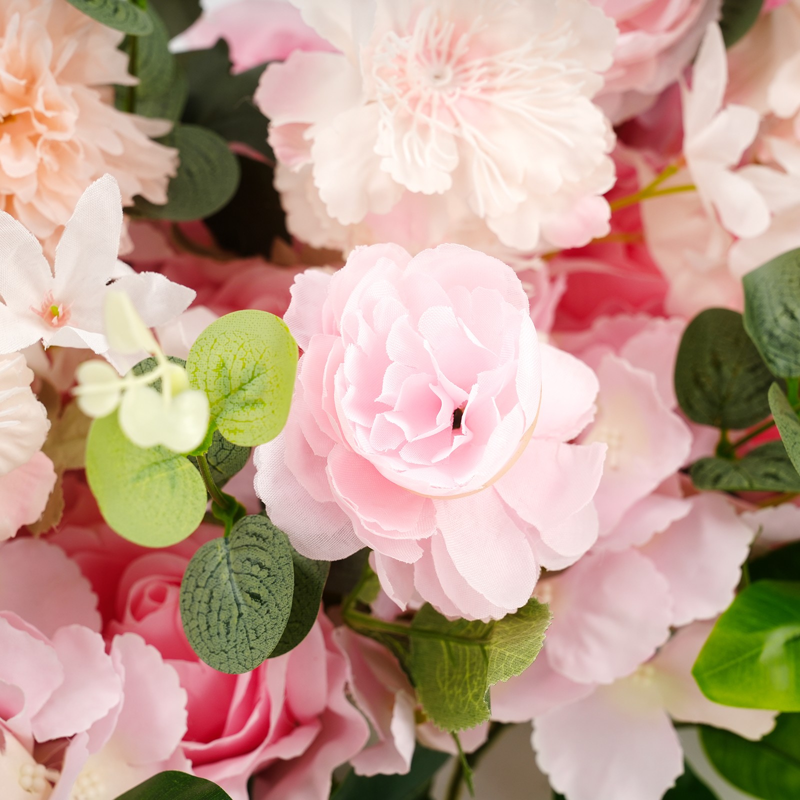 100cm Artificial Pink Rose Flower Row Table Centerpiece Flowers Wedding Decor