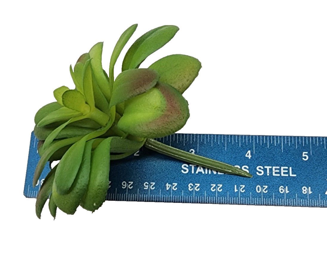 9 Mini Faux Succulent Plants Artificial Green Succulents DIY Crafts Decor
