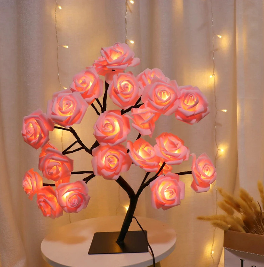 Forever Rose Tree Lamp