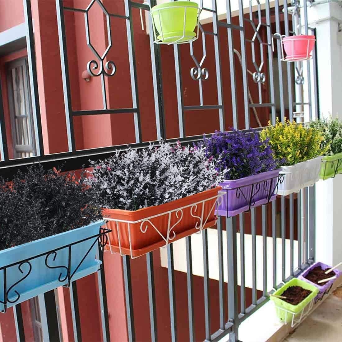 Versatile Faux Lavender Plants: Perfect for Gardens, Porches & Window Boxes