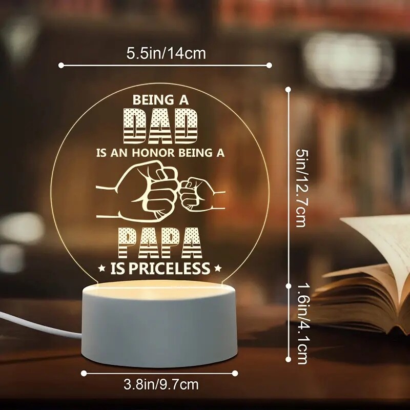 Gifts For Dad From Daughter Son, Christmas Gifts For Dad Night Light