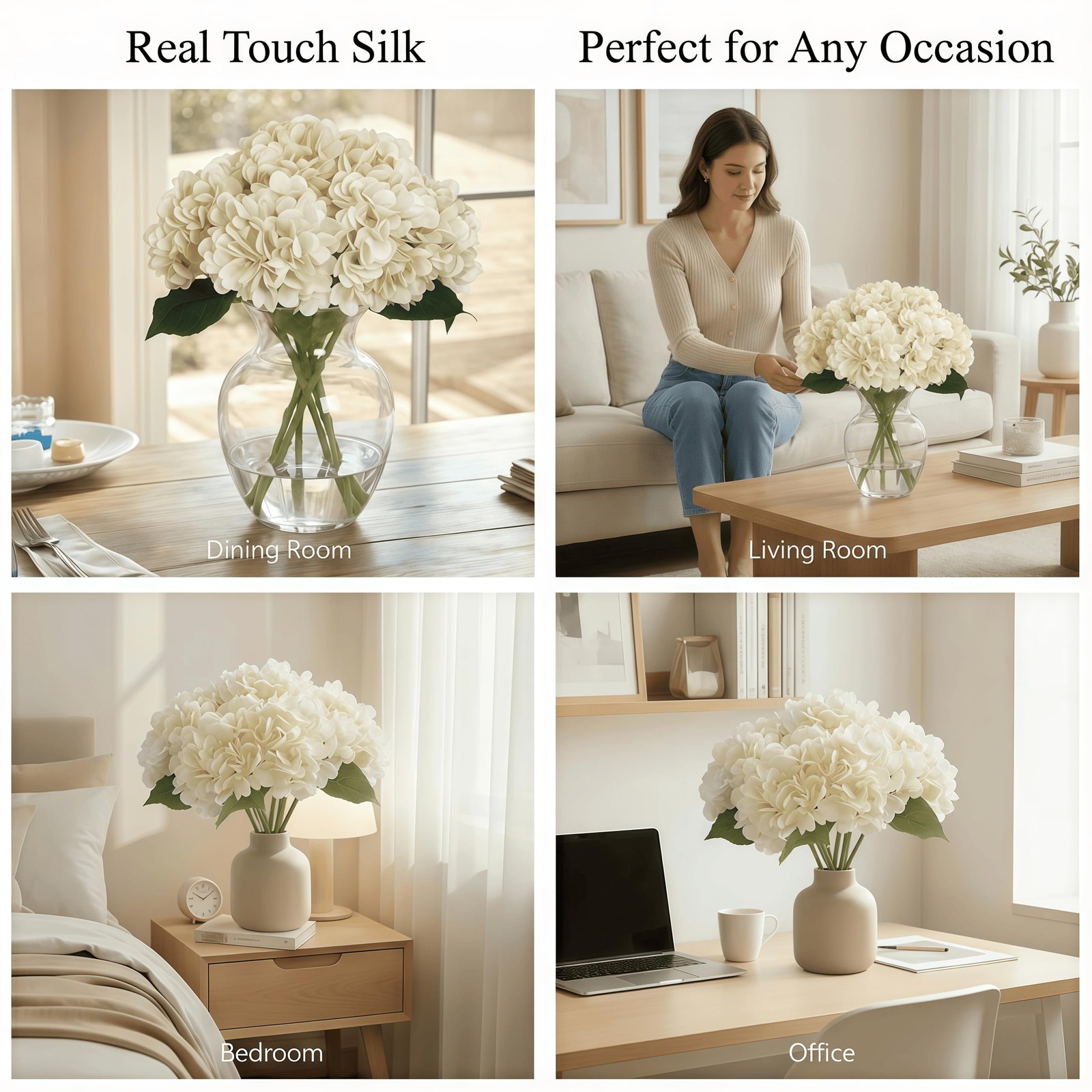 Artificial Flower Hydrangea Fake Hydrangea, Used in The Center of The Family …