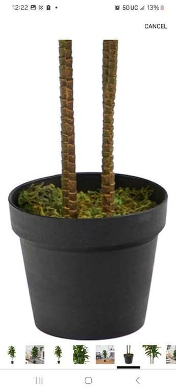 Natural 48″ Dracaena Silk Plant (Real Touch) Green