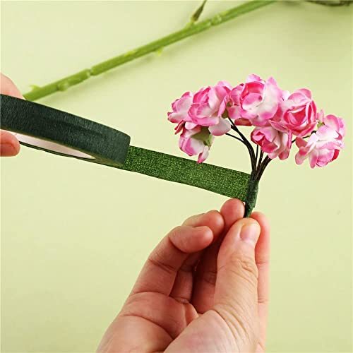 1/2″ Wide Floral Tapes for Bouquet Stem Wrapping and Floral Crafts Dark Green