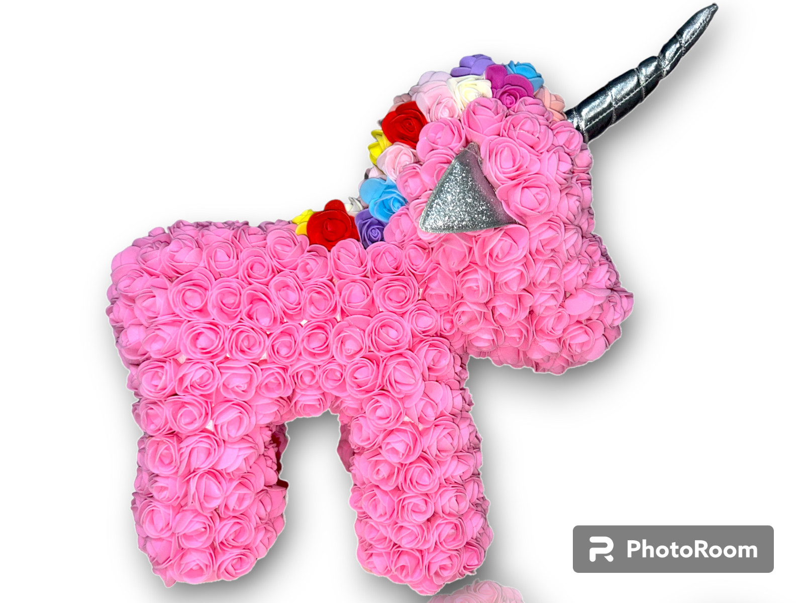 Rose Unicorn Flower Pony Valentine’s Day for Girls and Centerpieces Two Pieces