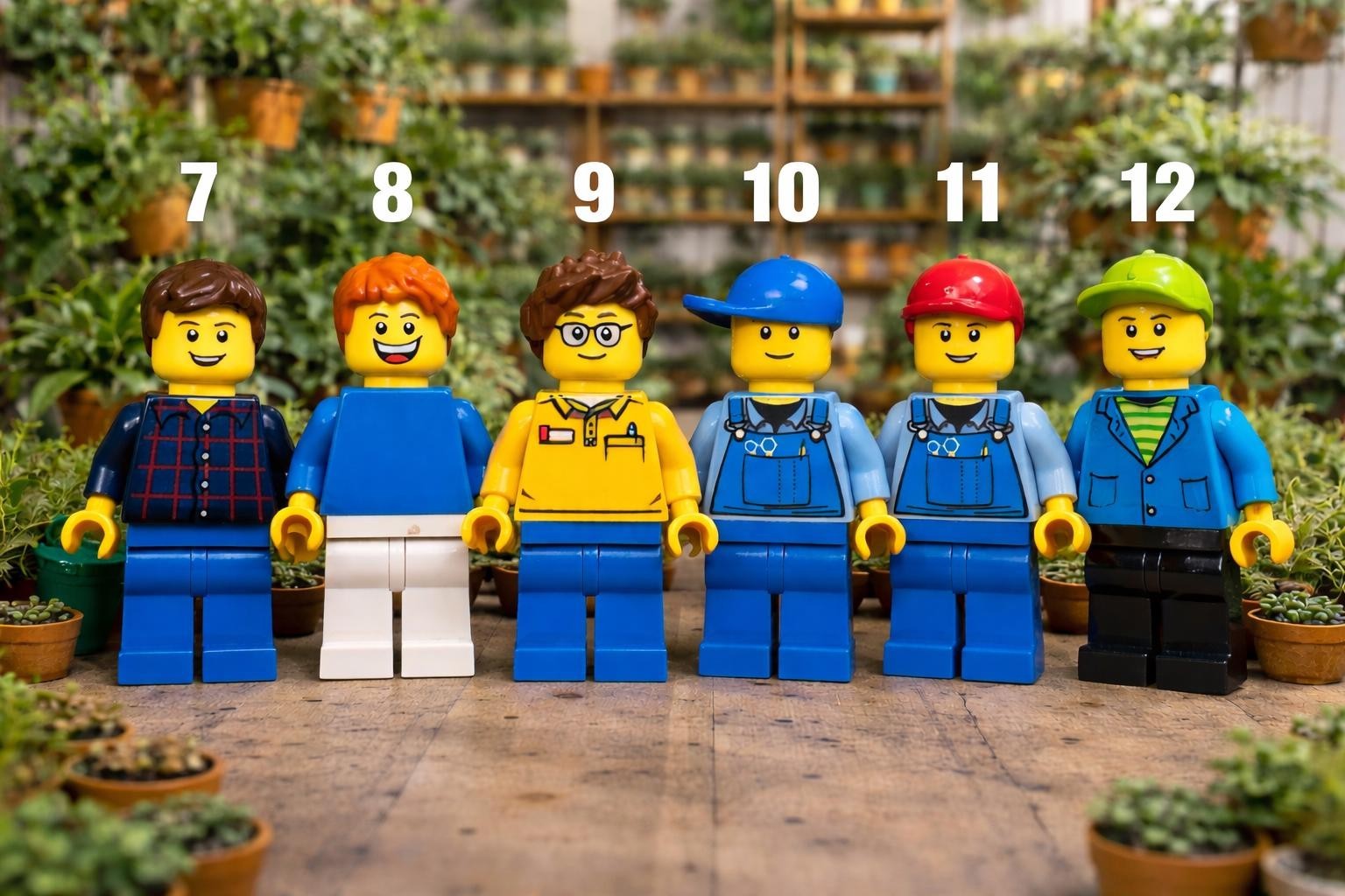 LEGO Terrarium Mini Garden Build Kit Desk Decor Creative Gift Plant Lovers