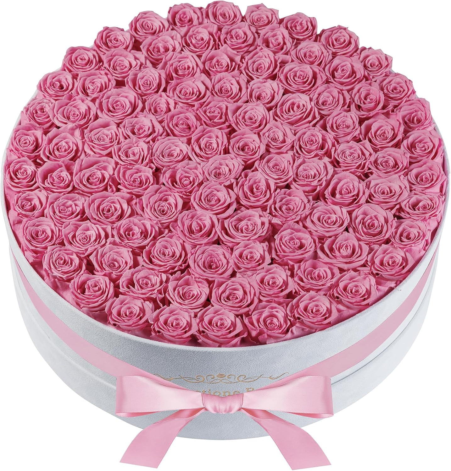 50 Piece Roses in a Velvet Box, Flowers for Delivery, Presereved Flowers Birthda