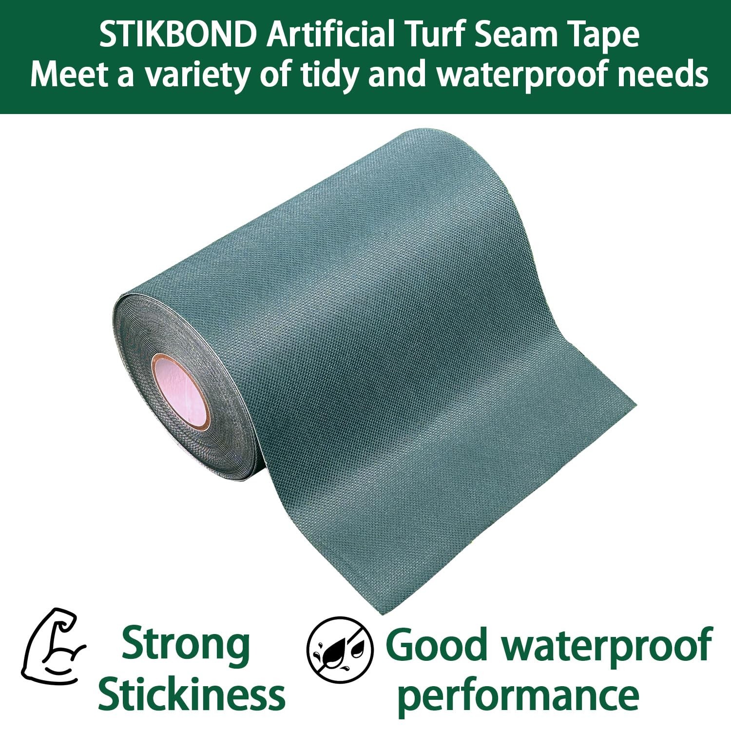 SingleSided 8 Inch x 33 FT Artificial Grass SelfAdhesive Turf Seam Tape