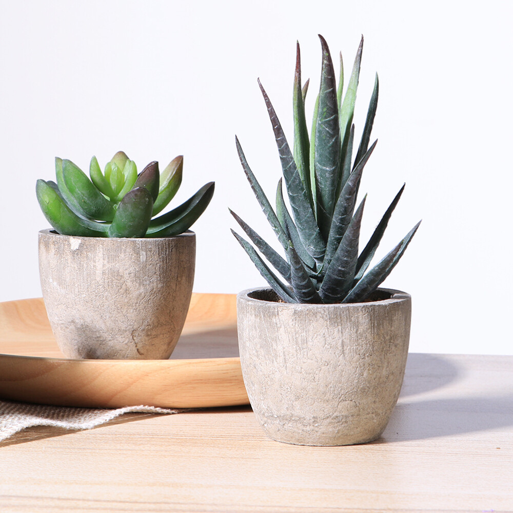 Potted Fake Plant Potted Fake Artificial Flower Small Fake Plants