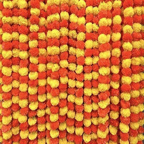 Wholesale Lot Artificial Marigold Flowers Garlands Christmas Wedding Decoration
