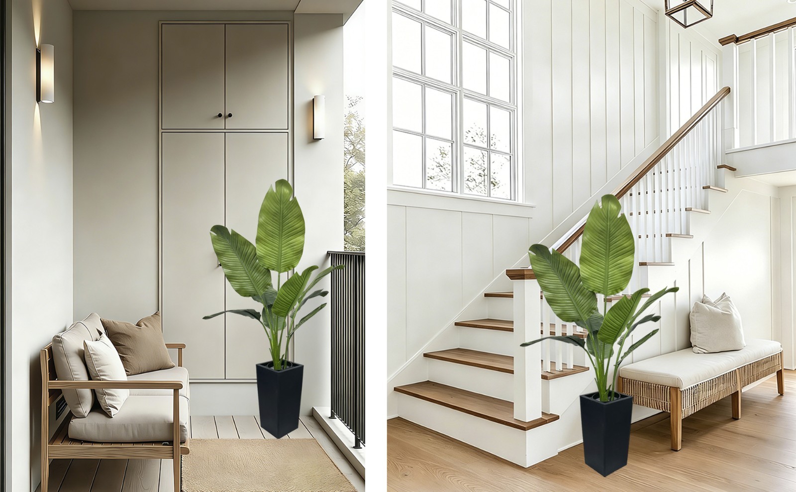 120 cm Artificial Travelers Palm Giant Bird of Paradise Floor Greenery for House